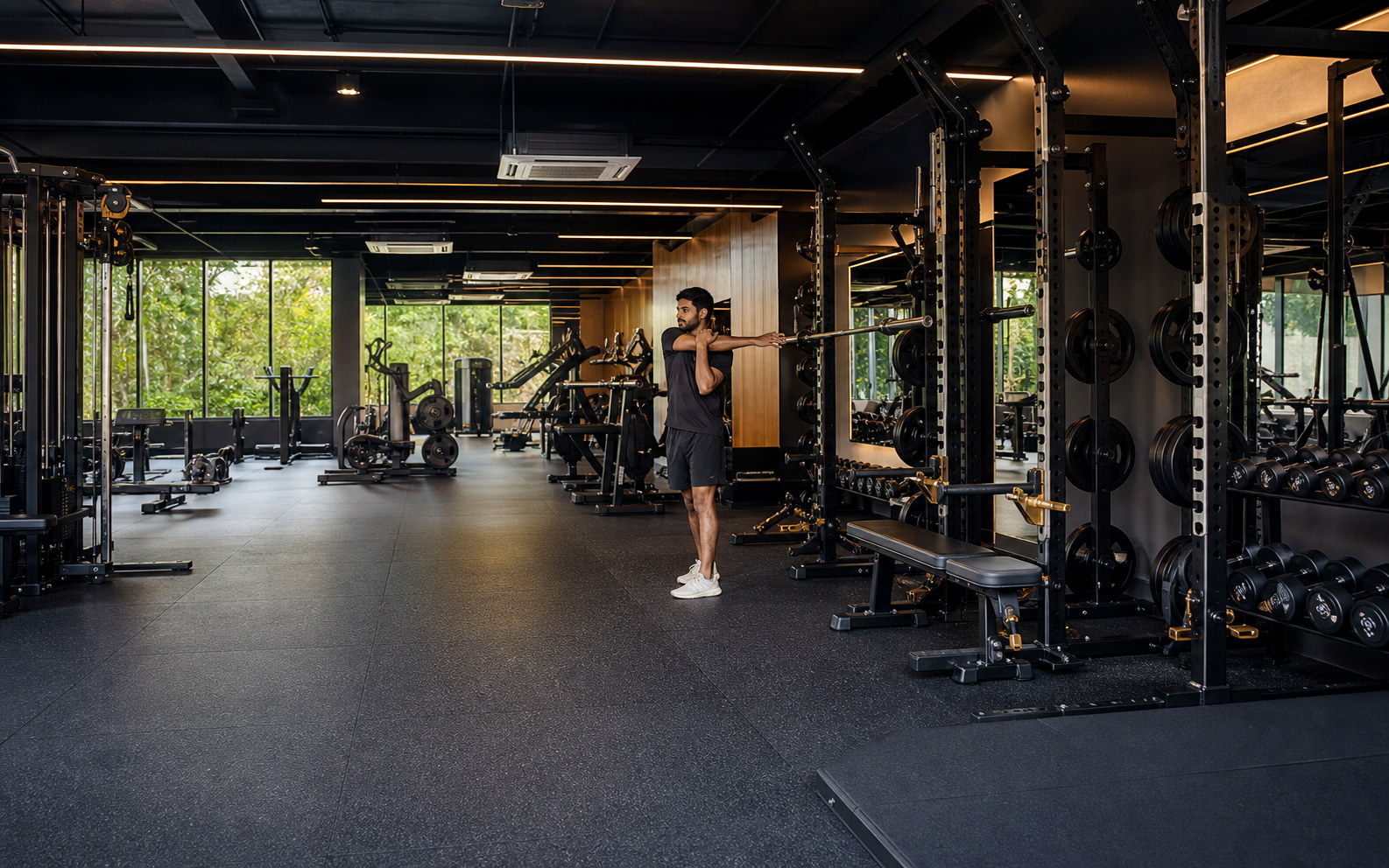 Premium training floor at IRON VAULT 42